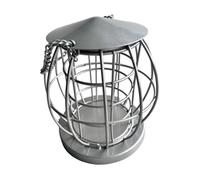 PETSOLA Outdoor Caged Bird Hanging Feeder for Courtyards Sturdy 4.1x5.4inch