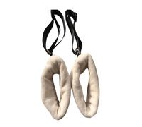 PETSOLA Pilates Equipment Reformer Straps Foot Loops Handles Attachment With Comfortable Hold And Fast Connection For Balance And Core Conditioning Suitable , White