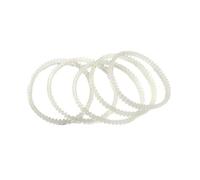 PETSOLA Polishing Machine Belt Drive Belt Replacement Accessory Loop Power Transfer Component Toothed Non Slip Rubber Suitable for KT6808 and Equipment Shop Maintenance Machine Tune ups