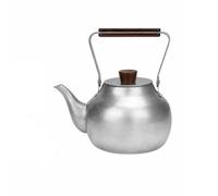 PETSOLA Portable Camping Kettle with Tea Strainer Travel Tea Kettle with Storage Bag Simple to Clean Stovetop Teapot for Outdoor Cooking, Picnics