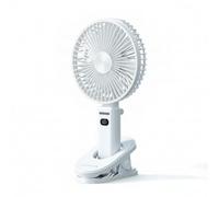 PETSOLA Portable Cooling Fan Handheld Fan Mini Fan Personal Fan Foldable Construction With USB Recharge Power And Quiet Doubles, 3600mAh Long Endurance, F13C Clip-on Ice Cooling Detachable