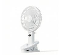 PETSOLA Portable Cooling Fan Handheld Fan Mini Fan Personal Fan Foldable Construction With USB Recharge Power And Quiet Doubles, 3600mAh Long Endurance, F13B Clip-on Regular Detachable