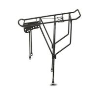 PETSOLA Rear Rack Bike Carrier Luggage Pannier Cargo Rack With Rear Reflector And Iron Material Load And Hardware Kit suitable, Thickened Small Hole With Mounting Accessories, Tools, And Reflector