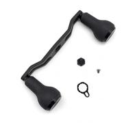 PETSOLA Reel Handle with Knobs Ergonomic Handle Slip-Resistant Hardware for Fishermen, Black