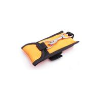 PETSOLA Single-Hook Accessory Stowable Scuba Strap with Pocket Heavy-Duty Utility Pouch for Technical Divers , Orange