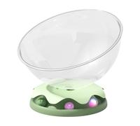 PETSOLA Space Capsule Cat Bed Kitten House Ornament Versatile Supplies Round Equipment Pet Bed Kitten Sleeping Nest for Puppy Indoor, Dia 42 cm