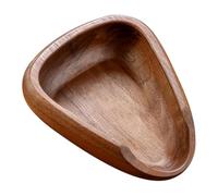 PETSOLA Triangular Wood Coffee Beans Cup Display Tray 3.9x3.1x1.1inch for Coffee Enthusiasts Compact Sturdy Multifunctional, Style A
