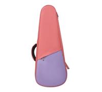 PETSOLA Ukuleles Gig Bag with Backpack Straps Portable Ukuleles Gig Bag with Pocket Reinforced for Music Lessons, Array, Girl Pink + Crystal Purple, 26/27 Inch