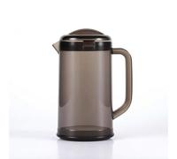 PETSOLA Water Pitcher Food Pitcher with Lid for Coffee, Tea, Juice and Homemade Beverage, Array, Brown