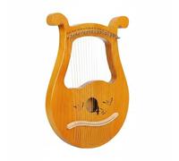 PETSOLA Wooden Easy to Play String Instrument Wood Portable Small Harp for Beginners, Travel, Meditation, 19-String, Box Crane Wood
