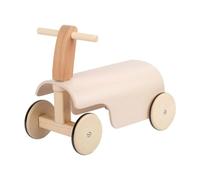 PETSOLA Wooden Four-Wheel Balance Riding Toy Child Developmental Riding Toy Ergonomic for, Pink