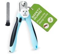 PetSpy Best Dog Nail Clippers and Trimmer with Quick Sensor - Razor Sharp Blades, Safety Guard to Avoid Overcutting, Free Nail File - Start Professional & Safe Pet Grooming at Home