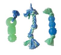 Petstages Mini Dentachew Dog Chew Toy - 3 Pack - Great Size for Small Dogs and Puppies