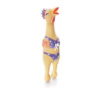Petstages Squawkers Henrietta Latex Rubber Chicken Interactive Dog Toy, Large