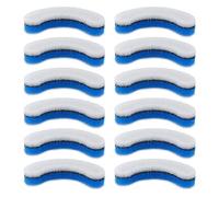 PetStandard Replacement Premium Water Filter for NPET WF050 Transparent Water Fountain. Arc-Shaped, Washable Pet Fountain Filters with Triple Filtration System, Pack of 12