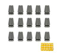 PETSTIBLE 15-Piece ER11 Precision Spring Collet Kit Milling Machine CNC Chuck Tool Holder