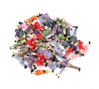 PETSTIBLE 200 Figures 1:32 Scale Model Train Construction Plastic Figures Miniature Scenes Of Tiny Figures Sitting And Standing(50PCS)