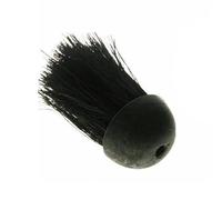 PETSTIBLE 2Pcs Replacement Round Companion Set Hearth Fireplace Brush Head Refills Straight Length 5.2Cm, Hair Length 7.5Cm