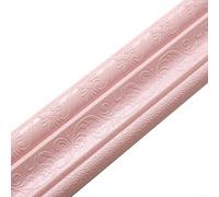 PETSTIBLE 3D Wall Edging Strip, Waist Line Skirting Line 3D Wall Stickers 3D Foam Edge Border Waterproof Sticker( for PINK)