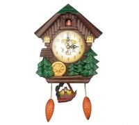 PETSTIBLE Cuckoo Valley Wall Clock, Vivid Birdsong, Exquisite Craftsmanship, Retro Holiday Decorations Pop Up at Zero on the Hour