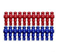 PETSTIBLE Doll Set Featuring 22 Resilient Table Soccer Figures Built from Tough Materials Suitable as a Replacement Solution (Red blue)
