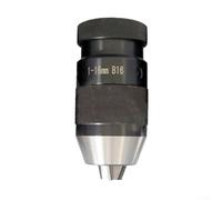 PETSTIBLE Drill Chuck and Spindle, Keyless B16 1-16mm Lathe Drill Chuck MT2-B16 Spindle Self-Tightening Drill Chuck