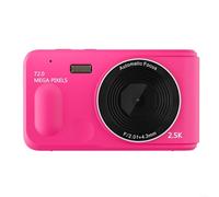 PETSTIBLE High Definition Pixel Digital Camera, Entry-level Camera Card Machine, Portable For Home And Travel Photography, 16X Zoom(Red)