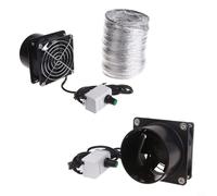 PETSTIBLE High-performance Ventilation Fan With Powerful Suction And Plastic Ducting For Effective Smoke And Dust Removal USB Fan(Fan plus 1m pipe)