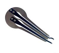PETSTIBLE Jew's Harp,Portable Jaw Harp For Beginner,Students, Kids Gift,13×5.25×0.3cm Stainless