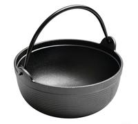 PETSTIBLE Outdoor stove cooking pot with lid Cast iron Dutch oven camping cookware Suitable for home, camping and picnics