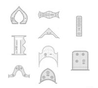 PETSTIBLE Quilting Template, Acrylic Quilting Template Sewing Template Patchwork Ruler Sewing DIY Craft Tools
