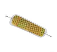 PETSTIBLE Reflective on the 28cm Fishing Flasher Board Enhances Visibility Underwater(White)