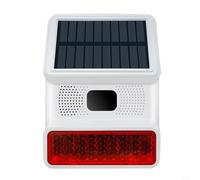 PETSTIBLE Remote Strobe Alarm, Waterproof Outdoor SOS Alarm System, Business Home Store Hotel School Red Flashing Alarm(Wireless)