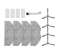 PETSTIBLE Robot Vacuum Replacement Parts for ROPVACNIC S1, Tipdiy G90, betboyles V75S, VIPSUN Z1, Side Brushes Mop Pads Filters Kit