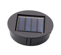PETSTIBLE Solar Lights Replacement Top, Set of 2, Solar Panel Lantern Lid Lighting