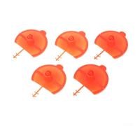 PETSTIBLE Spray Polyurethane Foam Nozzle, 5-Pack Plastic Flat Fan Nozzle, Odor-Free, Easy Single-Handed Mounting, Compatible Replacement