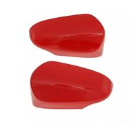 PETSTIBLE The left and right pairs are equipped for Toyota Red Mirror Cover for Yaris 2012 2020, ABS, Mirror Housing