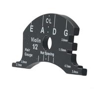 PETSTIBLE Violin Bridge Repair Reference Tool, Fingerboard Scraper Making Template Tool, Cello Bridge Repair Tool 4/4 Black(Violin 1/2)