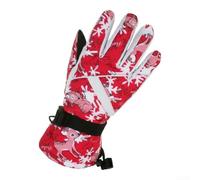 PETSTIBLE Waterproof Winter Gloves for Women Warm Insulated Fleece Interior Touchscreen Compatible Non-Slip Grip for Ski Cycle Run Hike Climb Outdoor Activities(G)