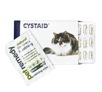 Petstoreo Cystaid for Cats - 30 Sprinkle Capsules - With Calming Wipe