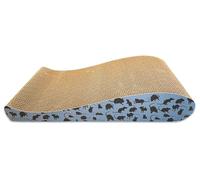 PetsTown Cat Scratcher Board, Durable Scratching Pad with Catnip for Indoor Cats Protecting Furniture, Large (Mouse)