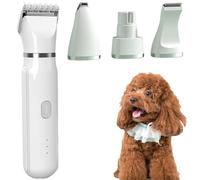 Petstyle Pro 4 Different Blades, Lettuce Pets Grooming Set, Pet Style Pro 4 Different Blades, Cabbage Pets PetStyle Pro Plus, for Small Dog Grooming Paws (White)