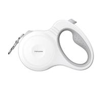 Petsuper 16Ft Retractable Dog Lead, 360°Tangle-Free Strong Nylon Tape for Dog 18-88 Lbs, Soft Ergonomic TPE Rubber Handle One-Handed Brake Pause Lock