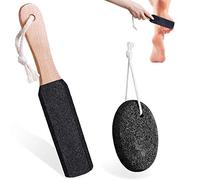 PETSUPS Natural Pumice Stones for Feet, Exfoliator & Foot File | Foot File Callus Remover Foot Cracked Heels, Dead Skin, Hard Skin