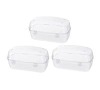 Pettaku Dive Face Mask Case Scuba Mask Box Dustproof Diving Snorkel Case Box Swimming Goggle Gift for Adults Kids 3Pcs