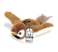 PetTec Interactive Moving Sparrow | Electric Cat Toy with Catnip | Cat Activity/Cat Toy | Washable Plush Toy for Cats with Mint Cushion | Includes USB Cable