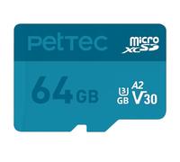 PetTec Ultra microSDXC Memory Card - Memory Card Specially Designed for PetTec WLAN & LTE Cameras up to 100MB/s, Class 10, U1, A1 Performance, Video Capability in Full HD - For Animal & Outdoor
