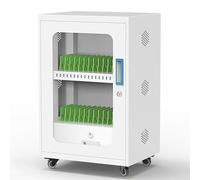 PetterShop White Mobile Charging Cabinet,Rechargeable Laptop Computers,Tablets Secure Locker Charging Station Charging Station For Multiple Devices (Color : White, Size : 40Slots)