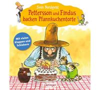 Pettersson und Findus backen Pfannkuchentorte: Mit vielen Klappen und Schiebern