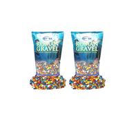 Pettex Aquatic Roman Gravel 2 Kg Rainbow Pebbles (Pack of 2)